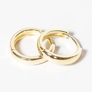 Men’s 14k Gold Hoop Earrings